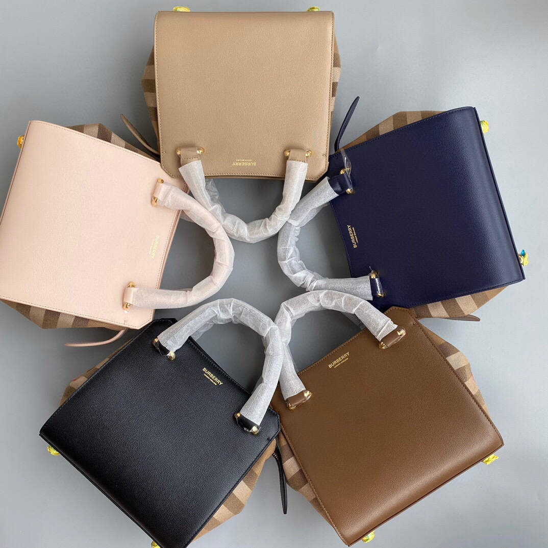 Burberry Received a batch of original factory B's new style women's shoulder handbags, 5 colors in stock, size: 21x20x9cm