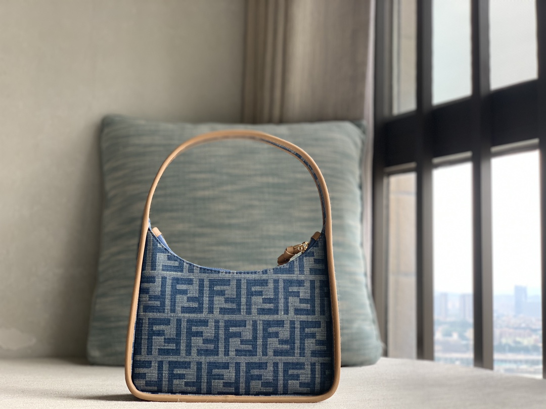 Fendi 24 first launch of new product channel boutique light blue denim