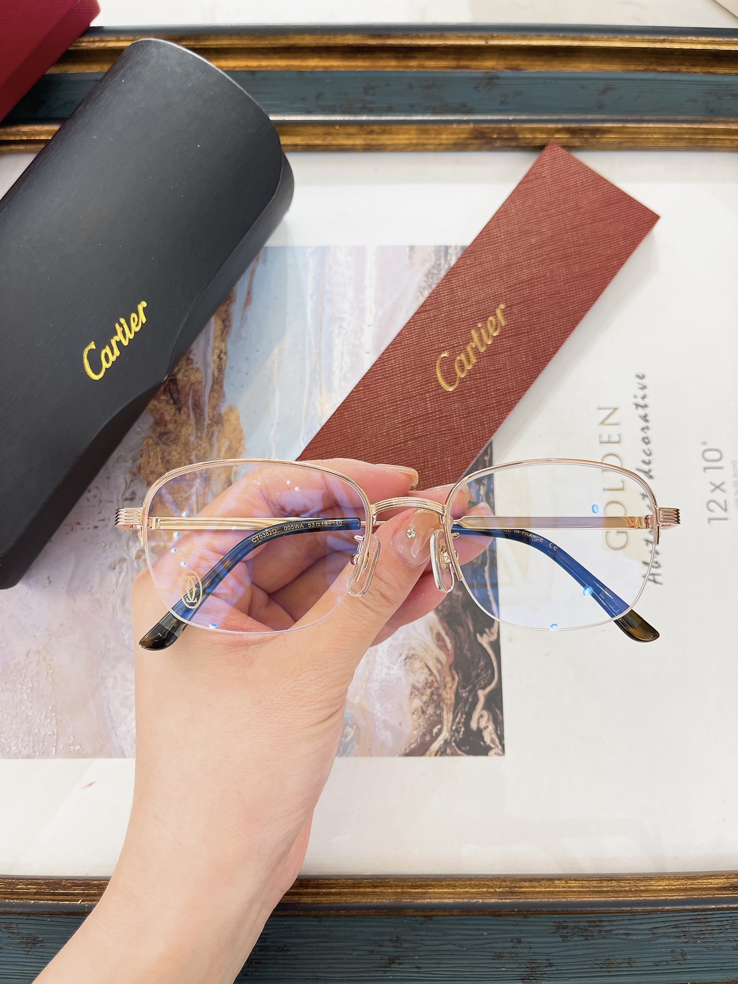Cartier 卡地亚眼镜框