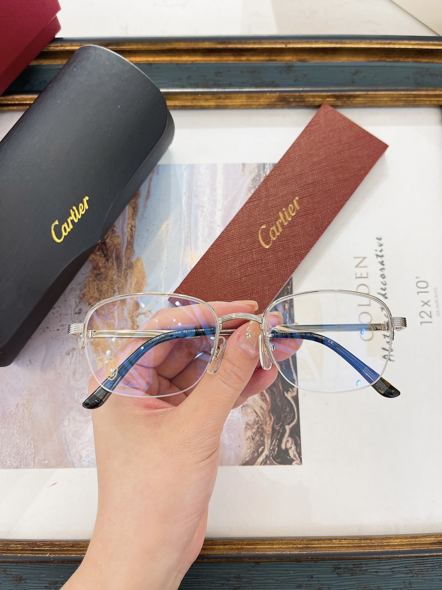 Cartier 卡地亚眼镜框