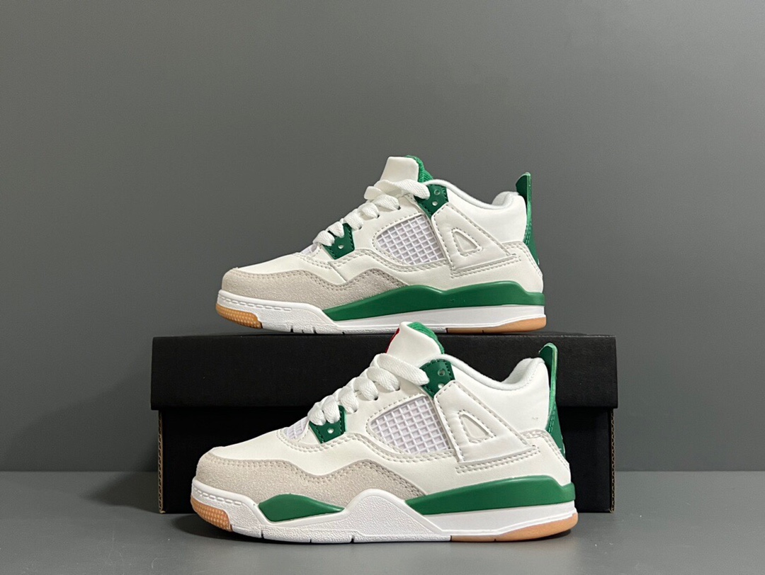 图片[7]-新色 乔4代新款男女童儿童篮球鞋运动鞋 尺码：22-37.5码 潮童必备的AJ4，百搭时尚🆒 采用头层皮打造，高级感满满🈵️ 打理超方便✔️ 橡胶组合大底，耐磨防滑👍🏻 史上最全配色，怎么选都不会踩雷🔥-选品中心