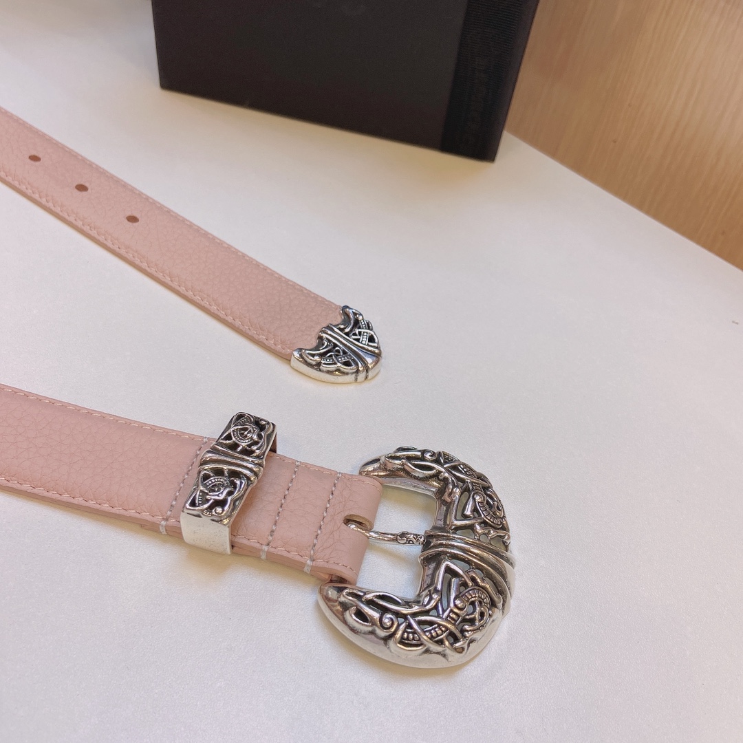 New Purchase Order: Grade ChromeHearts Crocson Belt, Celtron S925 Pure Copper Platinum Semen - 图片 5