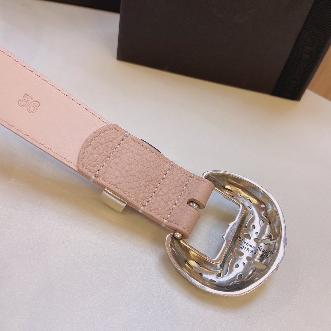 New Purchase Order: Grade ChromeHearts Crocson Belt, Celtron S925 Pure Copper Platinum Semen - 图片 7