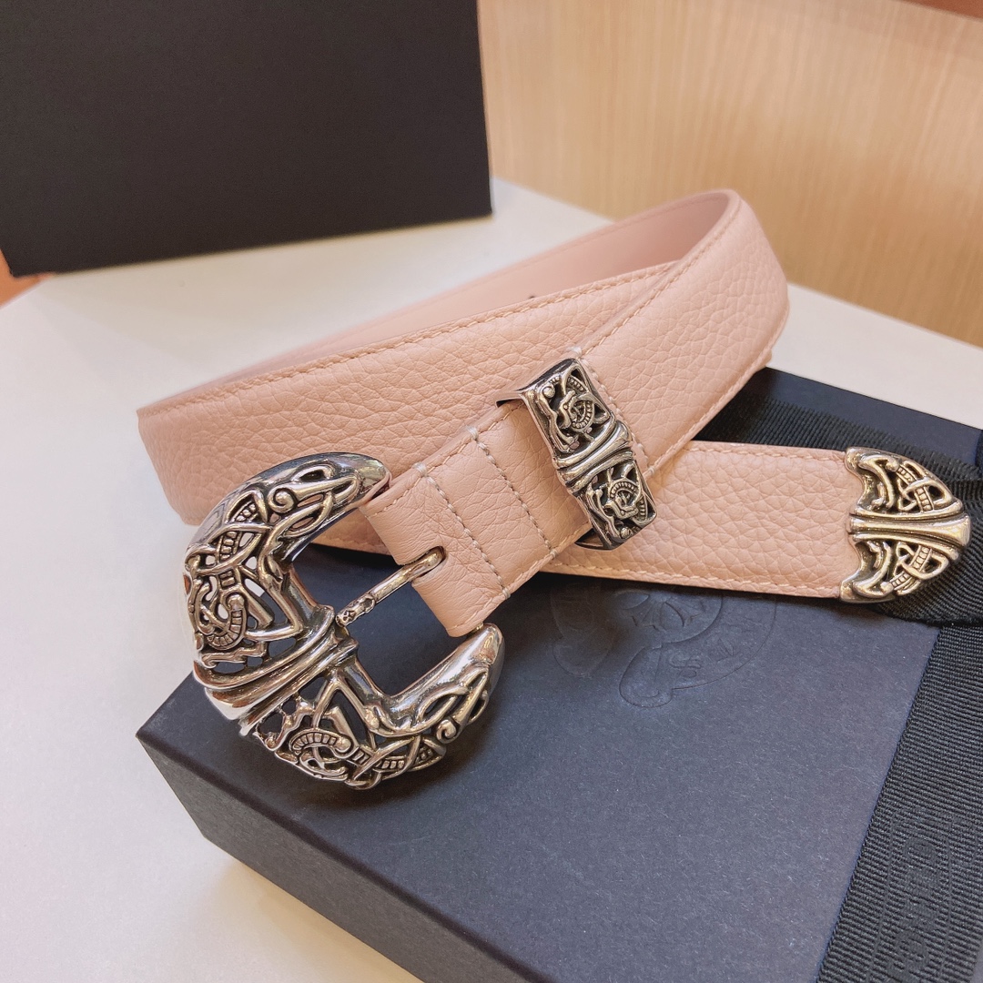 New Purchase Order: Grade ChromeHearts Crocson Belt, Celtron S925 Pure Copper Platinum Semen - 图片 9