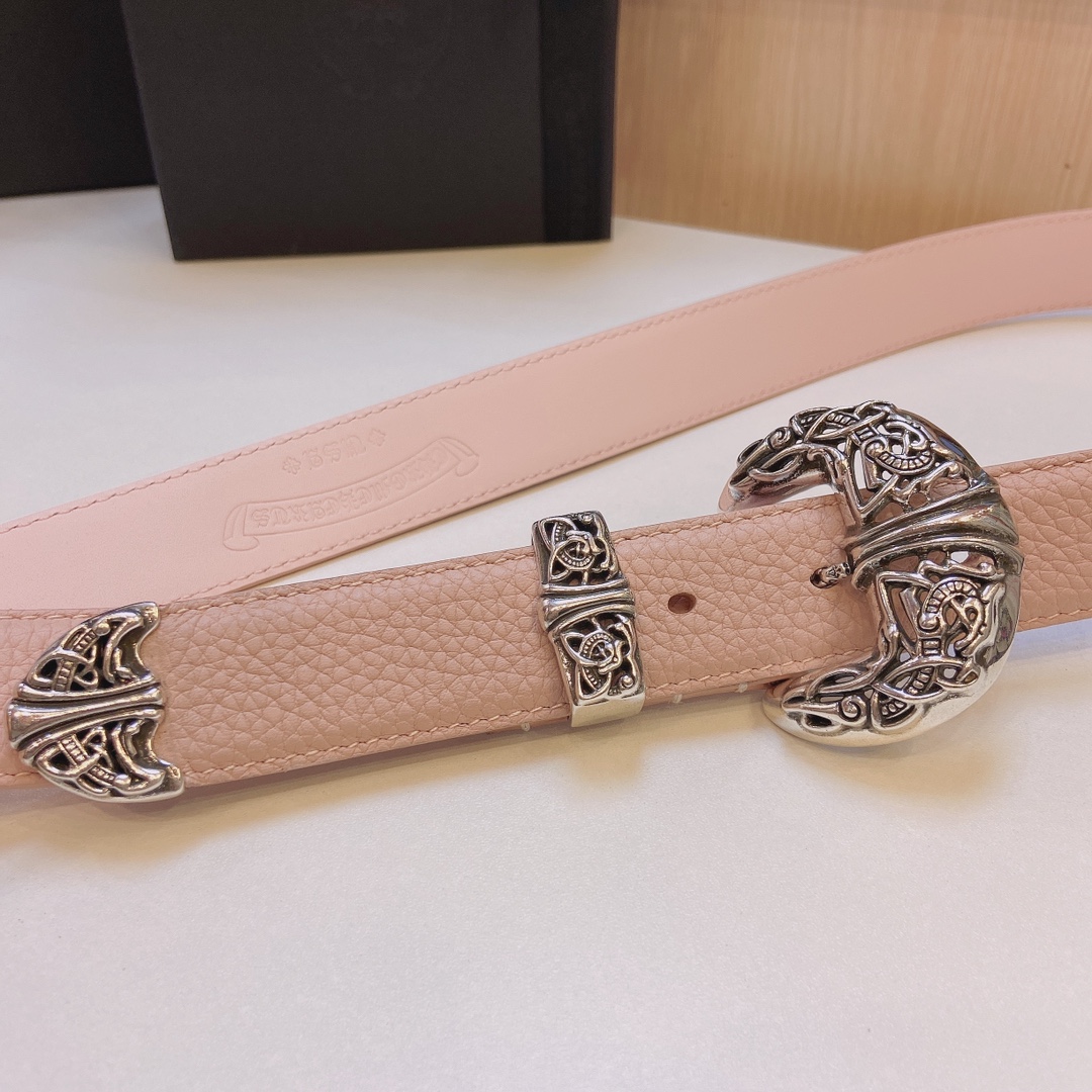 New Purchase Order: Grade ChromeHearts Crocson Belt, Celtron S925 Pure Copper Platinum Semen - 图片 2