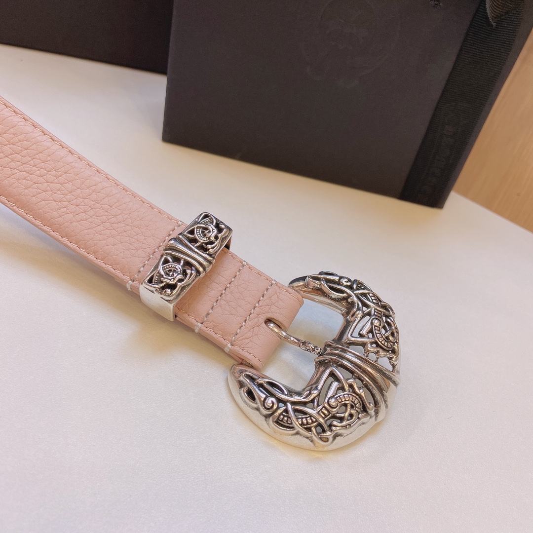 New Purchase Order: Grade ChromeHearts Crocson Belt, Celtron S925 Pure Copper Platinum Semen - 图片 4