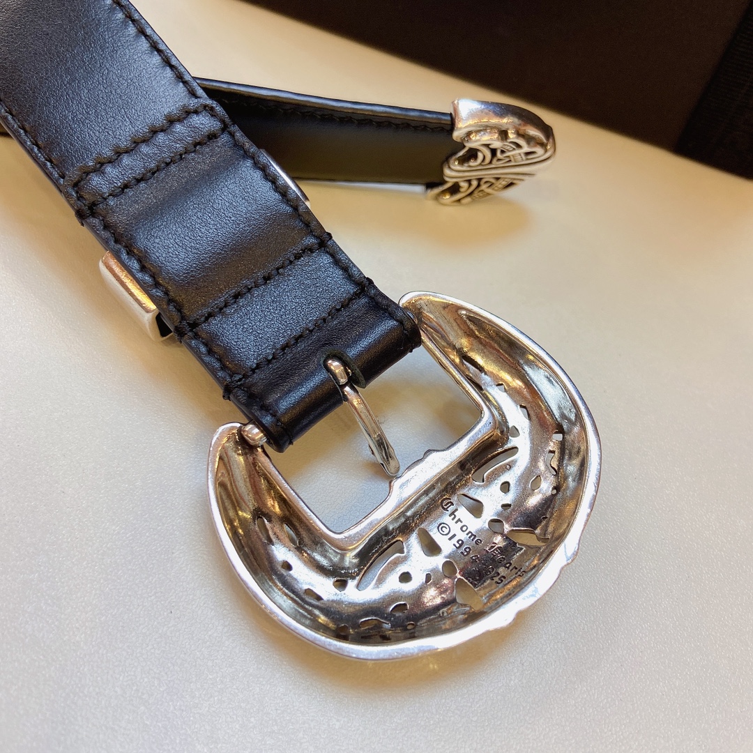 Purchase Order: Chrome Hearts Crocson Belt, S925 Pure Copper Platinum Semen - 图片 5