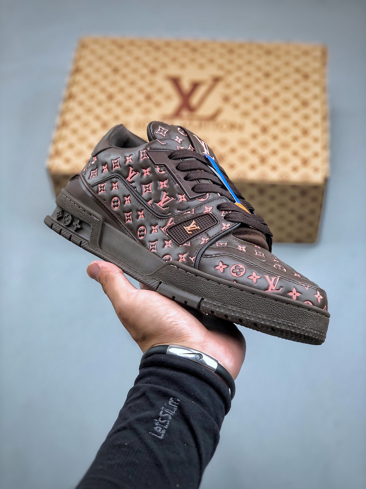 600JF Tyler x Louis Vuitton 路易威登 LV Trainer 联名款低帮休闲板鞋