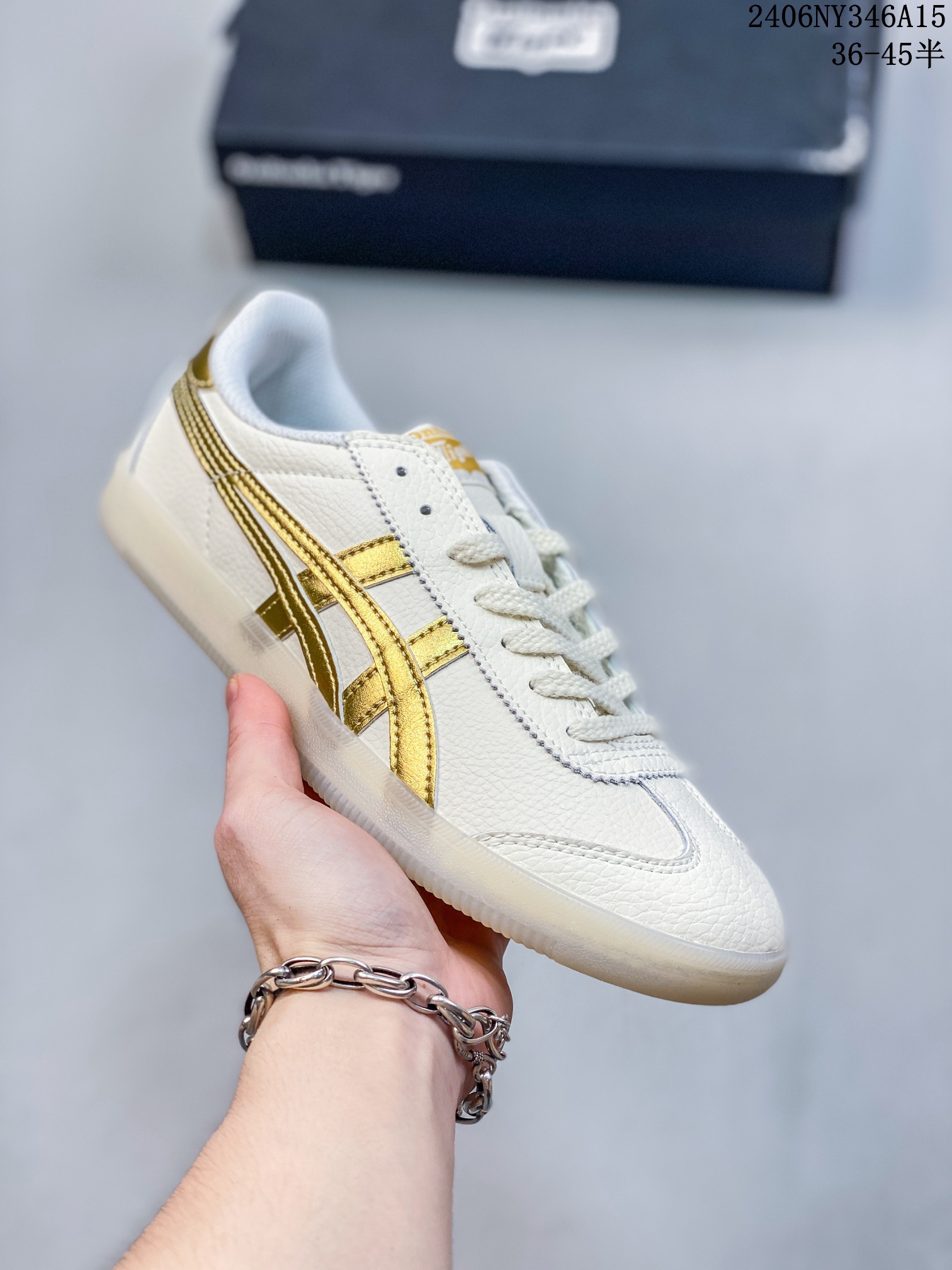 💰105 ID:xnm Onitsuka Tiger鬼塚虎TOKUTEN男女款运动复古板鞋时尚休闲德训鞋尺码:36-45半