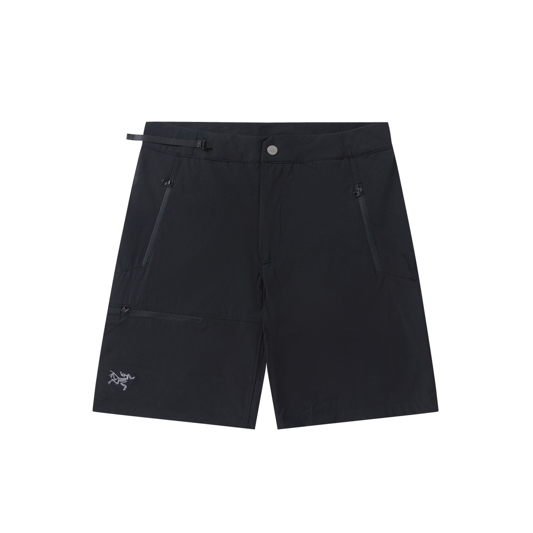 Arcteryx Ropa Pantalones cortos Negro Gris Secado rápido