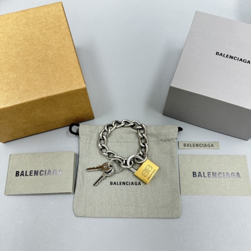 Balenciaga Lock Chain Bracelet Silver-Tone Metal, Chic Fashion Jewelry 1 Balenciaga Lock Chain Bracelet Silver-Tone Metal, Chic Fashion Jewelry