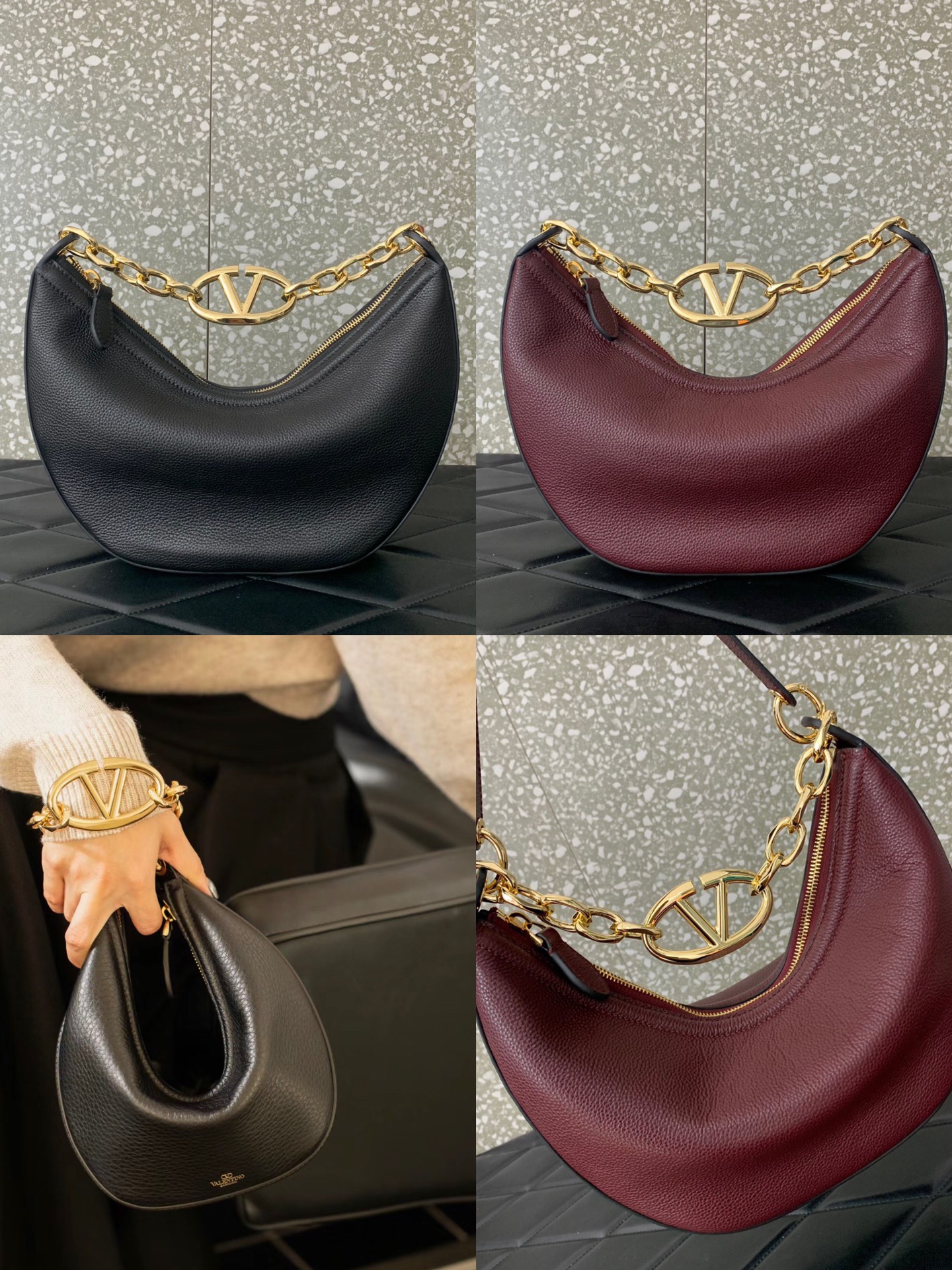 Valentino So classic, red and black, versatile