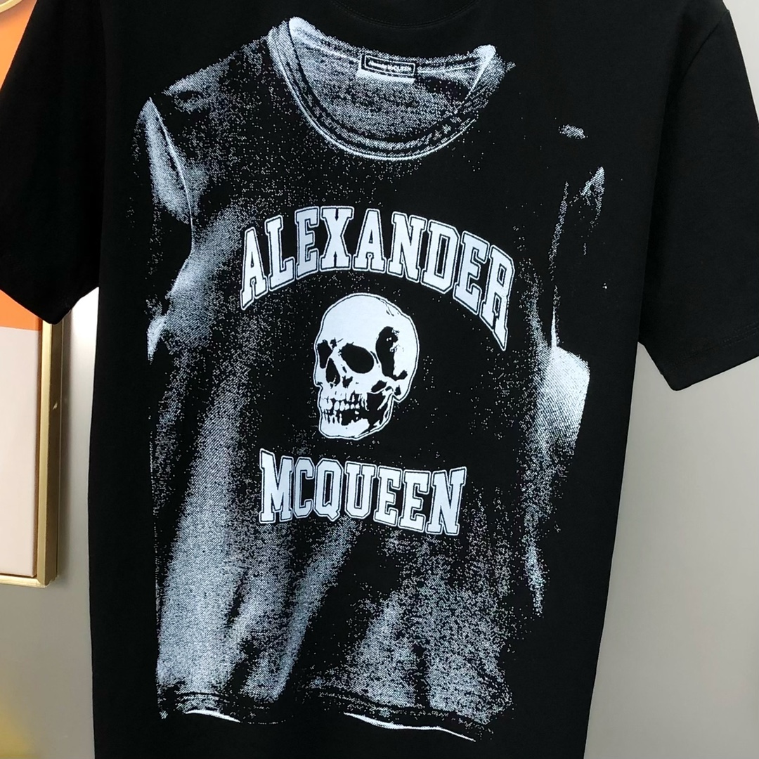  McQ*een 麦昆2025春夏新款原单男士圆领短袖T恤 🔥专柜同步售卖 ✨✨高端品质 高版本 OS版