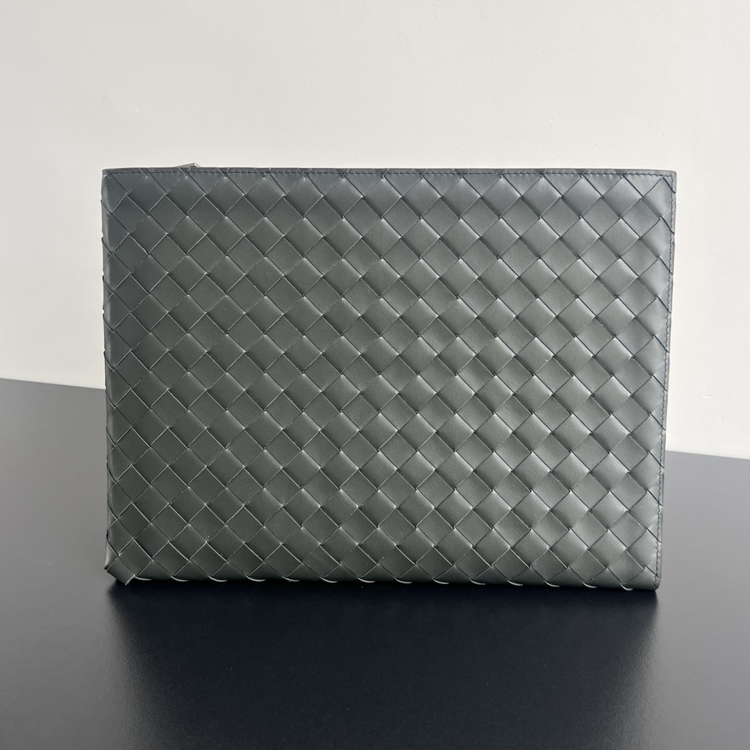 Bottega Veneta Borse Pochette Argento Tessitura Pelle di vitello bovina