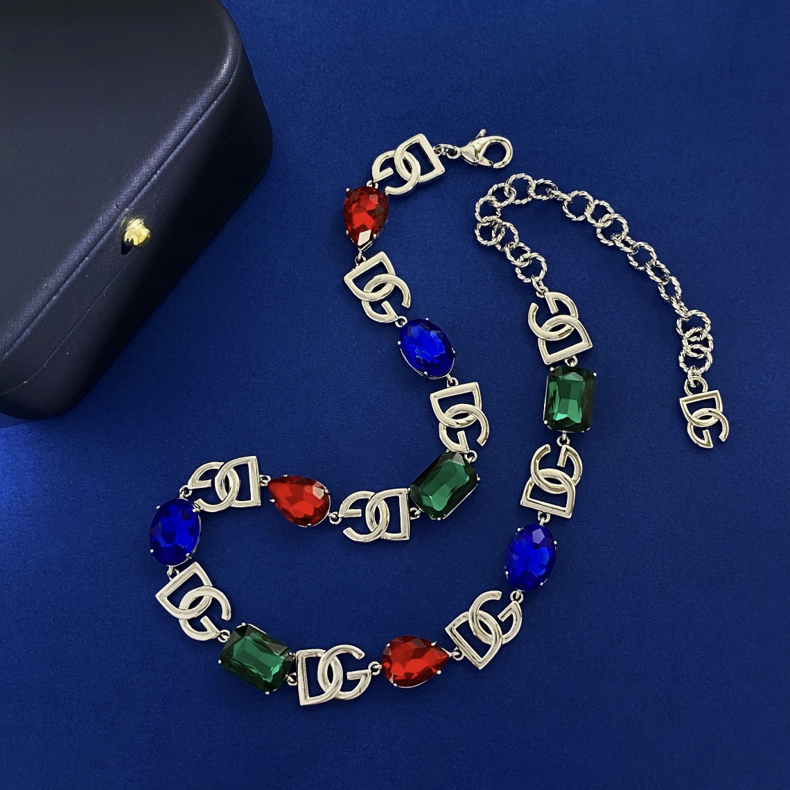 D&G Elliptical Diamond Hand-Link Necklace and Handcuff Set Details - 图片 2