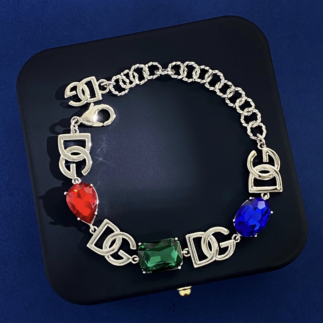 D&G Elliptical Diamond Hand-Link Necklace and Handcuff Set Details - 图片 5