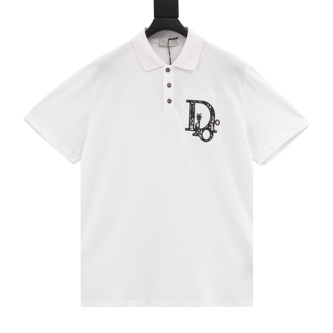 DIOR/迪奥 刺绣LOGO短袖POLO衫