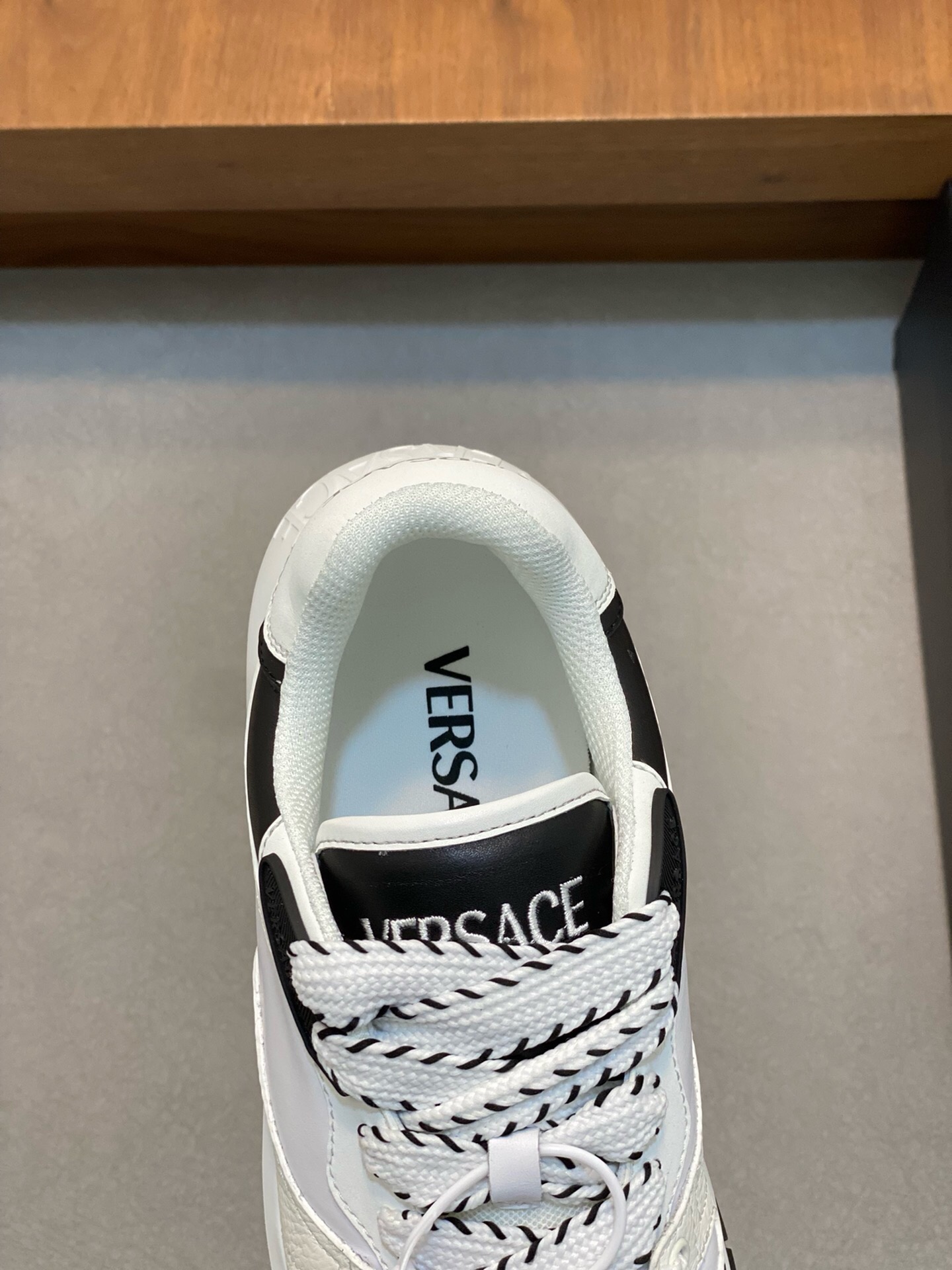 Versace Haute Couture Classic Luxury Leather Shoe Loafer Shoes 7