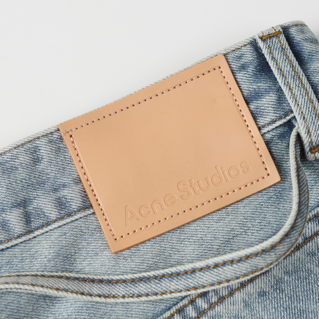 Acne Studios 24SS Dusty Ink Shorts: Premium Unisex Sale, XS-L Sizes, Gender-Neutral Style - 图片 7