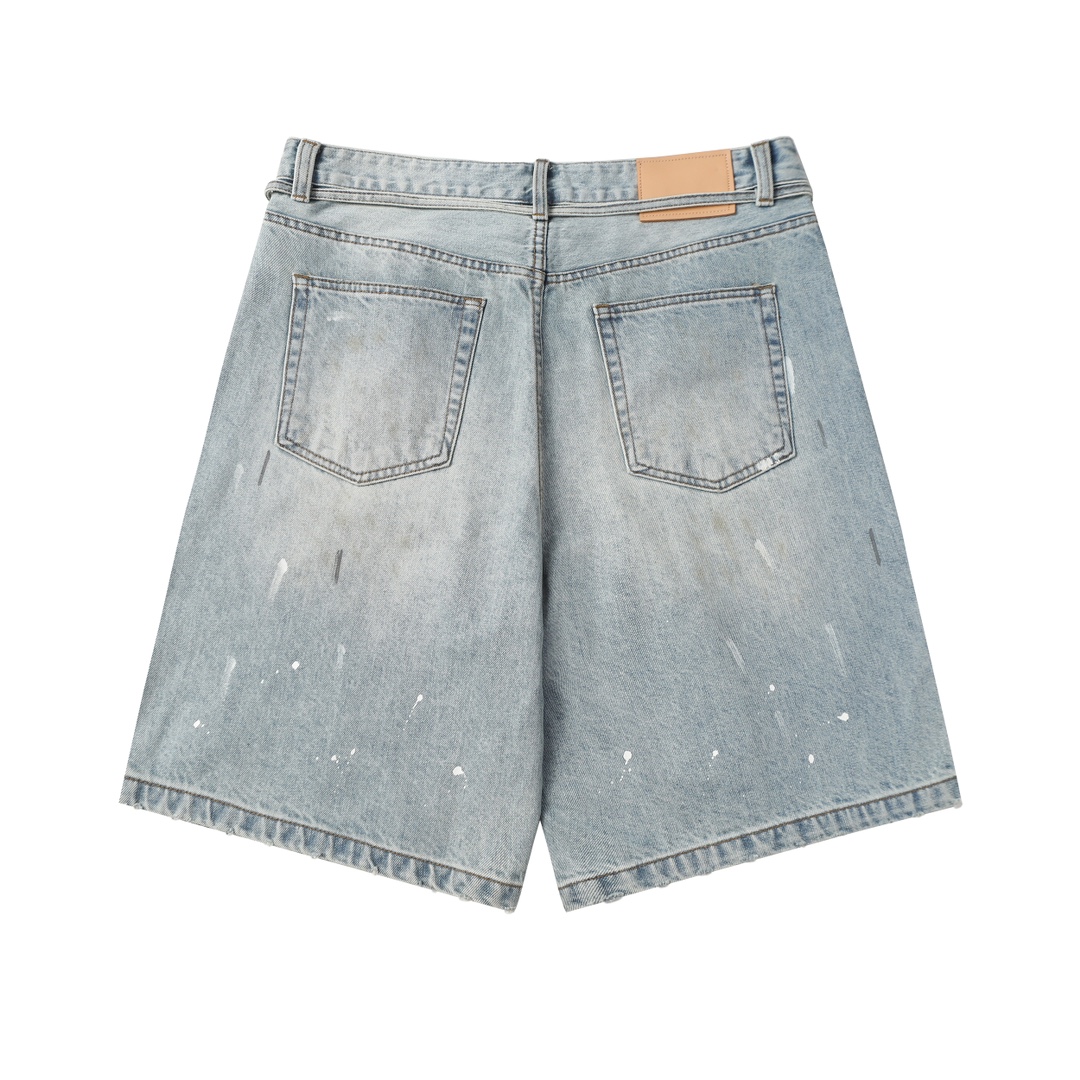 Acne Studios 24SS Dusty Ink Shorts: Premium Unisex Sale, XS-L Sizes, Gender-Neutral Style - 图片 2