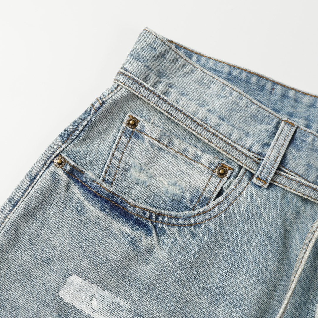 Acne Studios 24SS Dusty Ink Shorts: Premium Unisex Sale, XS-L Sizes, Gender-Neutral Style - 图片 3