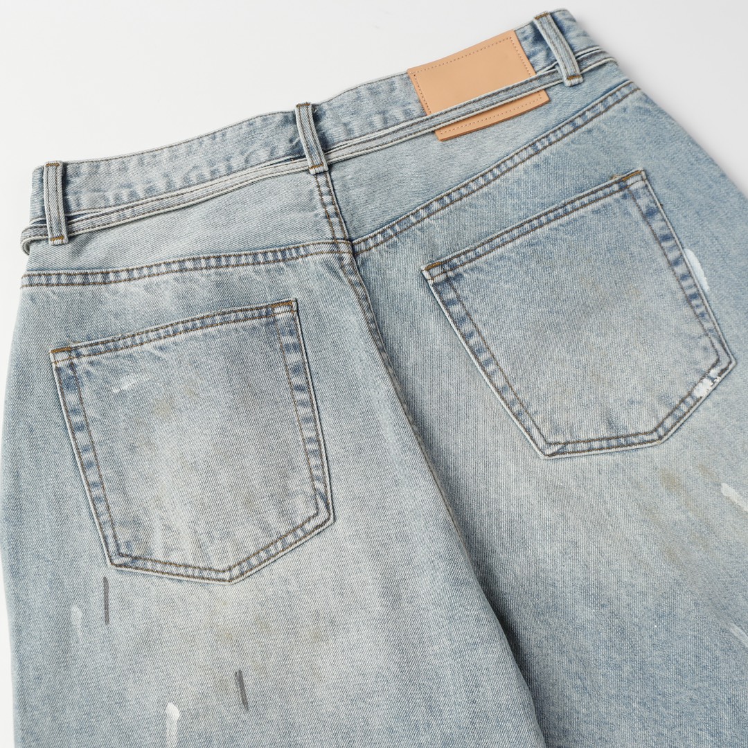 Acne Studios 24SS Dusty Ink Shorts: Premium Unisex Sale, XS-L Sizes, Gender-Neutral Style - 图片 8