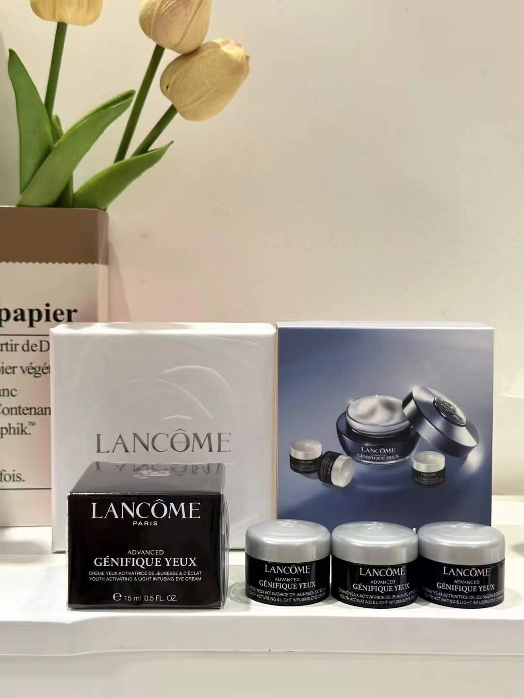 90. Nuevo set de contorno de ojos Advanced Night Repair de Lancôme 3+1 🔜 Versión Mingtong. ¡Alta calidad! LANCOME/Lanc…