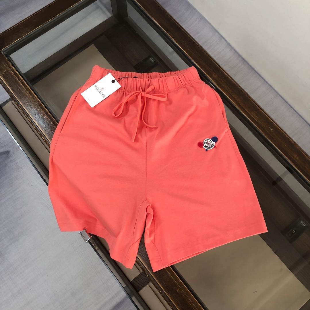 몽클레어 로고 자수 카라 세트업 남녀공용 5286 Moncler Shorts