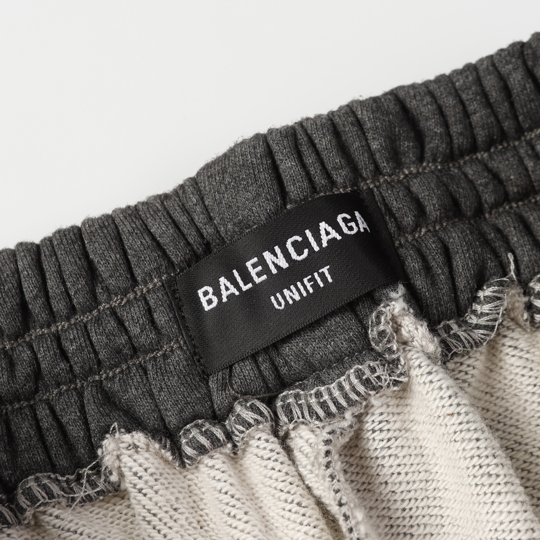 Balenciaga Paris Cowboy Fabric Clothing: Top-Class Gray Cotton with Old Shrub Wash. - 图片 8