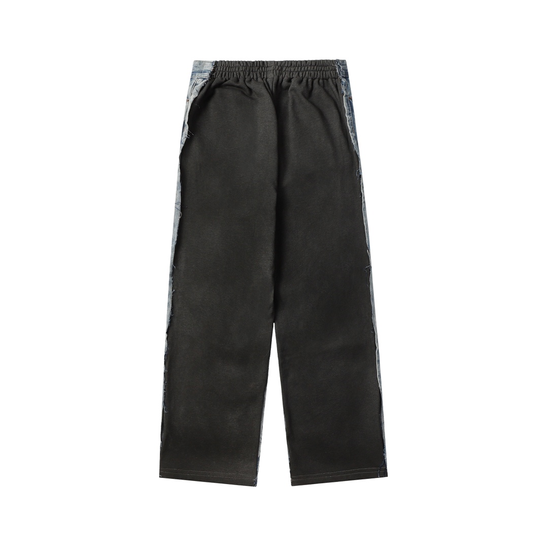 Balenciaga Paris Cowboy Fabric Clothing: Top-Class Gray Cotton with Old Shrub Wash. - 图片 2
