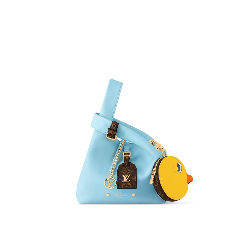 Louis Vuitton [ATLANTIS BB handbag] M11387 light blue (duck)