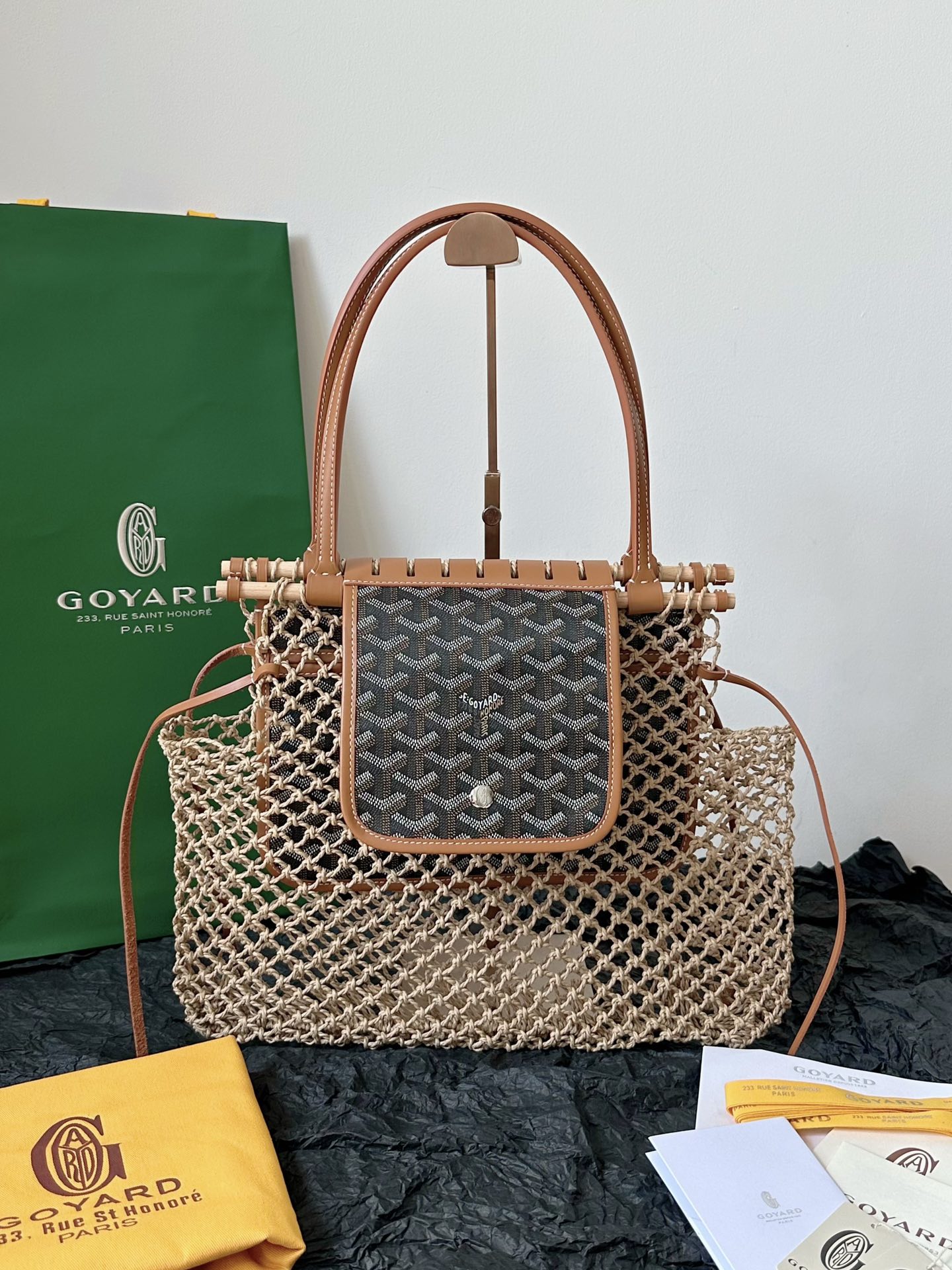 Goyard Bags Handbags Black Brown Blue Green Grey Pink Straw Woven Summer Collection Beach