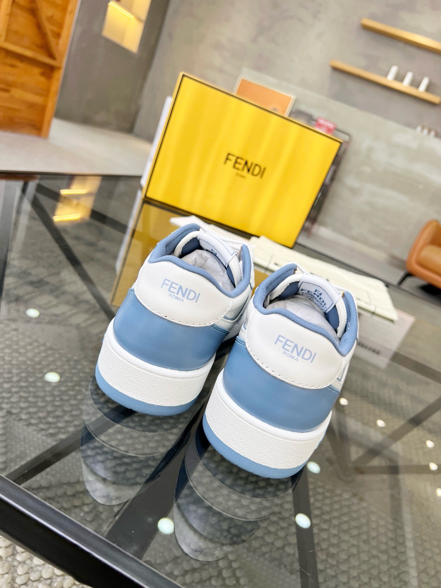 Fendi Haute Couture Classic Luxury Leather Shoe Loafer Shoes 8