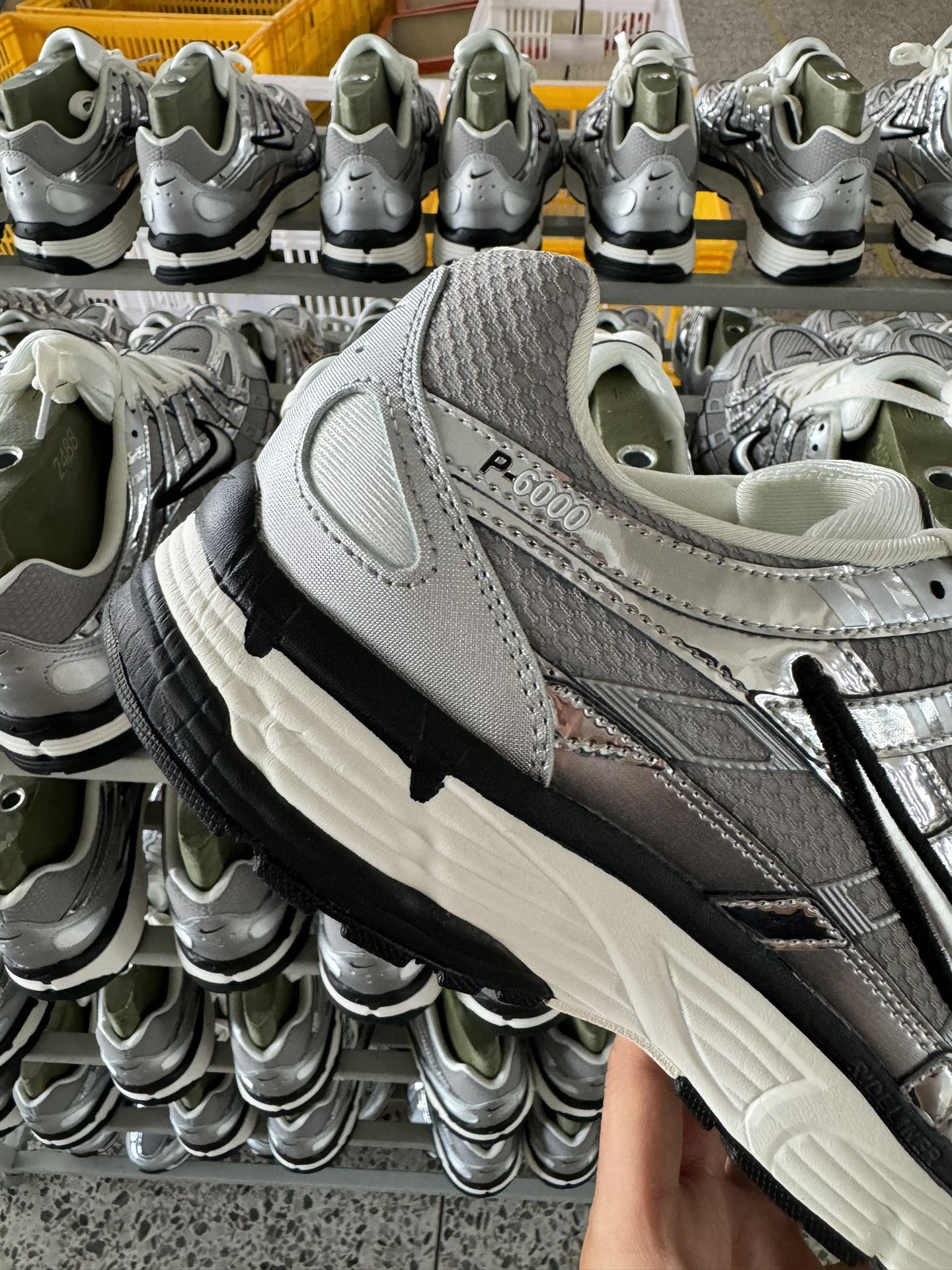 Nike P-6000 'Dream Space' Silver Grey Retro Tech Chunky Sneakers CN0149-001 6 i1719304497 1926 6