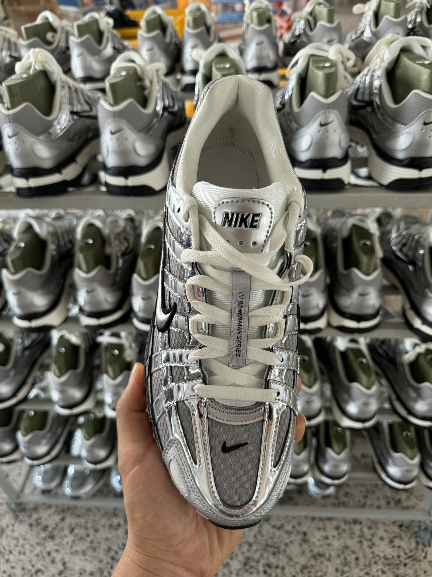 Nike P-6000 'Dream Space' Silver Grey Retro Tech Chunky Sneakers CN0149-001 2 i1719304497 444 1