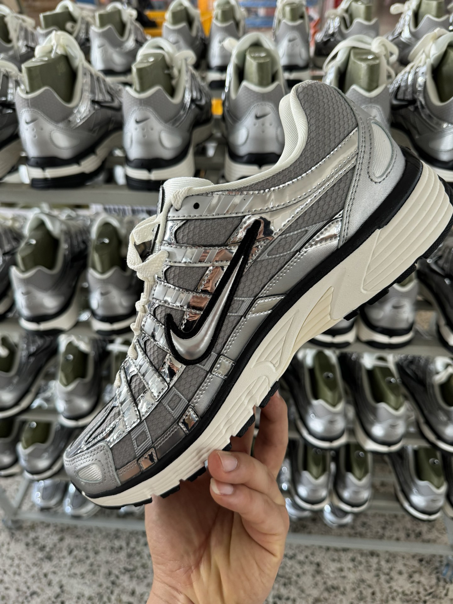 Nike P-6000 'Dream Space' Silver Grey Retro Tech Chunky Sneakers CN0149-001 3 i1719304497 6146 2