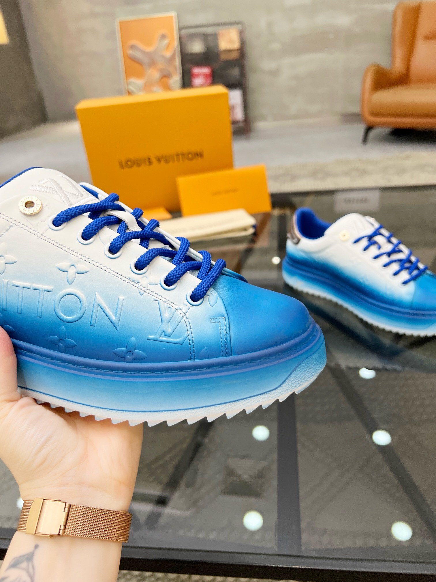 Louis Vuitton Haute Couture Classic Luxury Leather Shoe Loafer Shoes 6