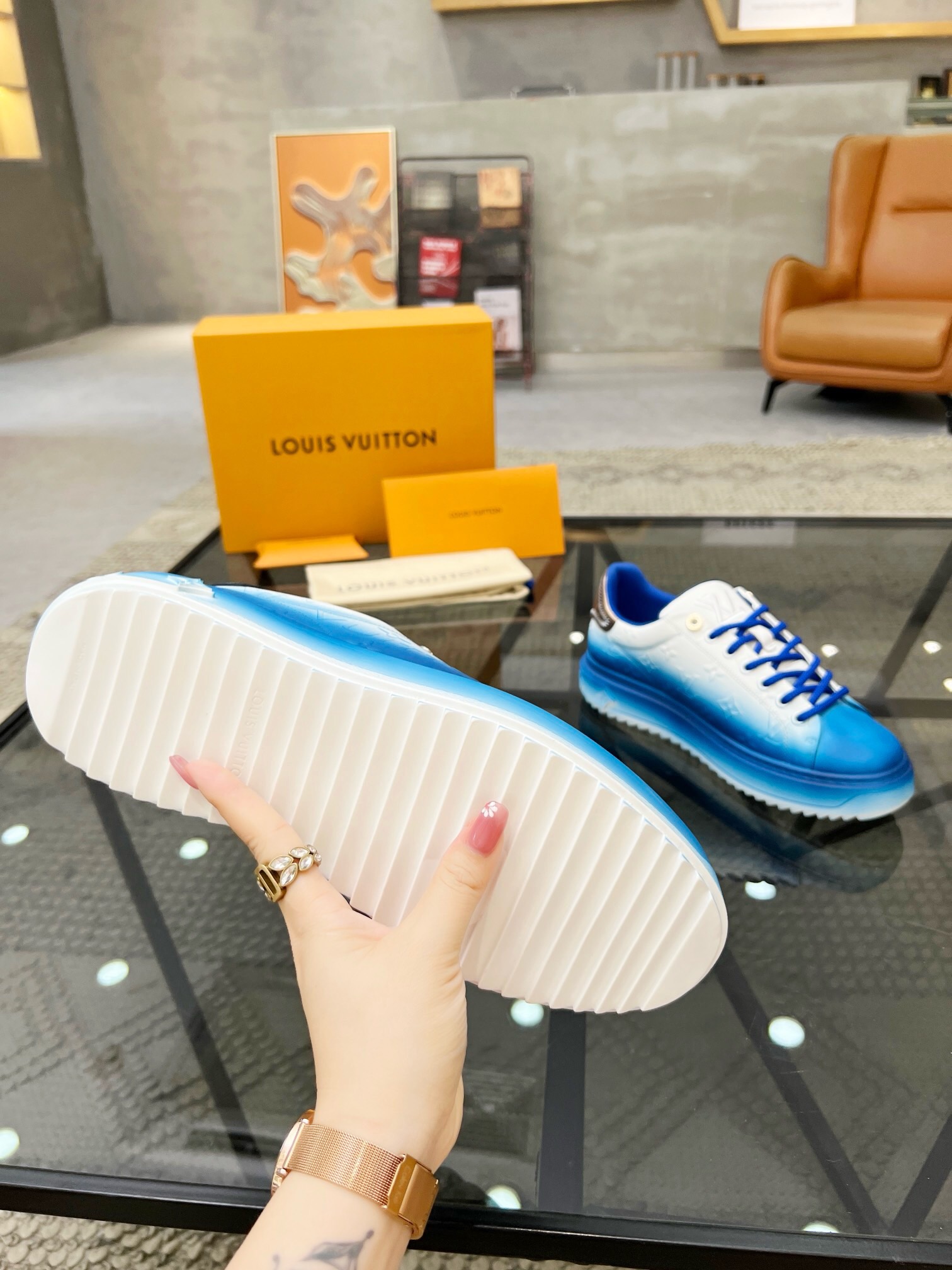 Louis Vuitton Haute Couture Classic Luxury Leather Shoe Loafer Shoes 9