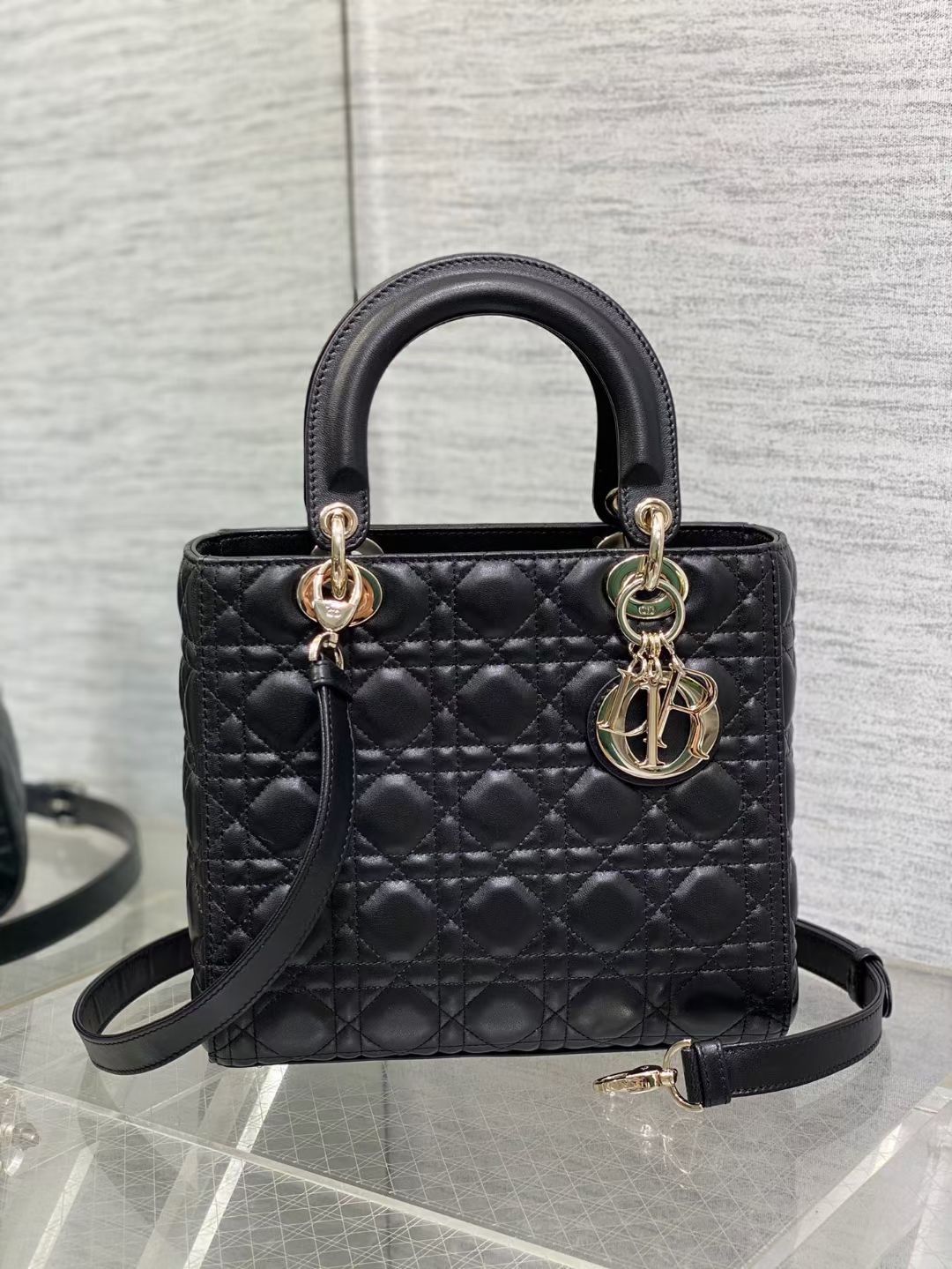Dior Lady Handbags Crossbody & Shoulder Bags Embroidery