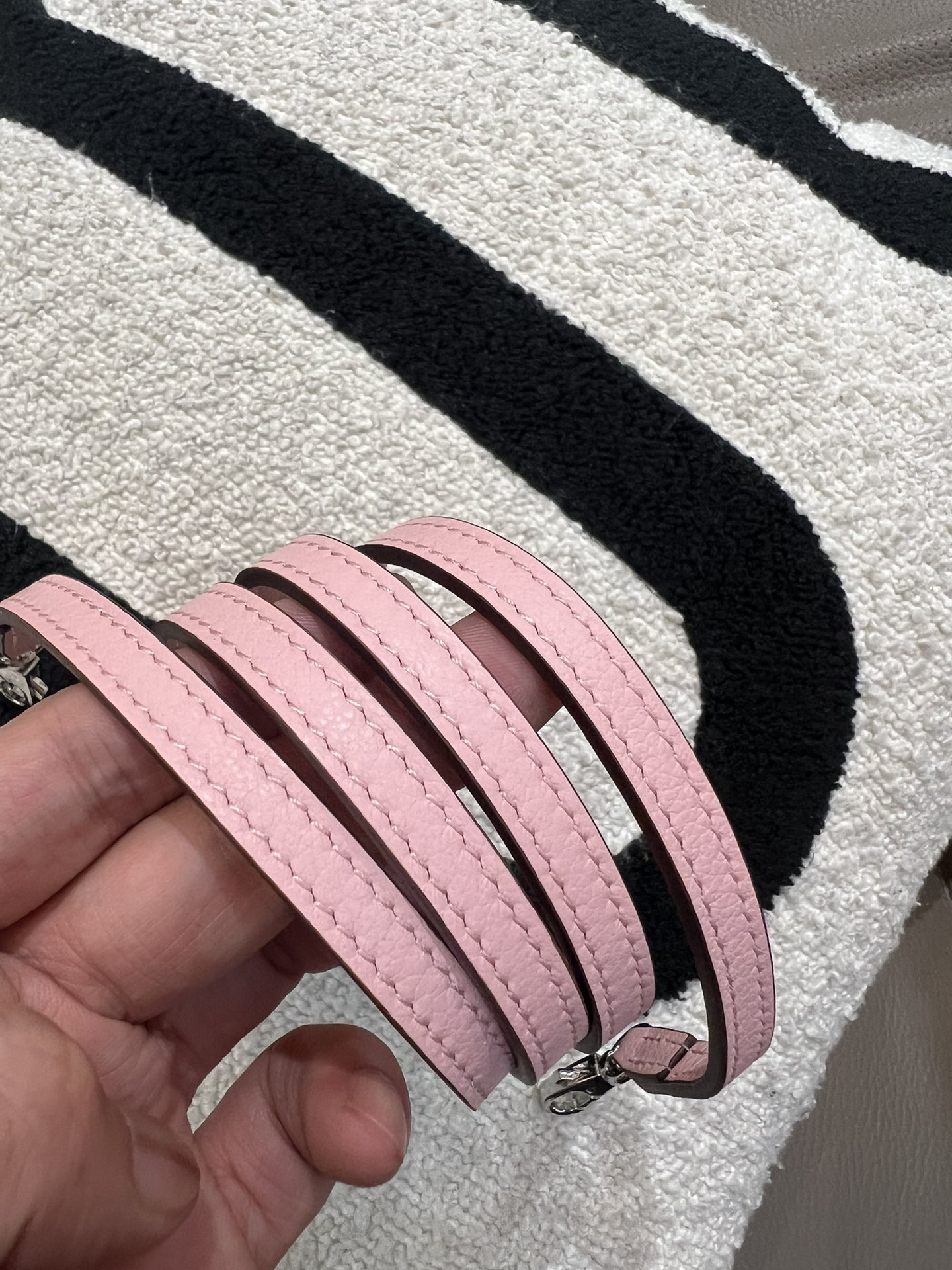 実拍🉐728 ミニボウリングボール - かわいい牛革製