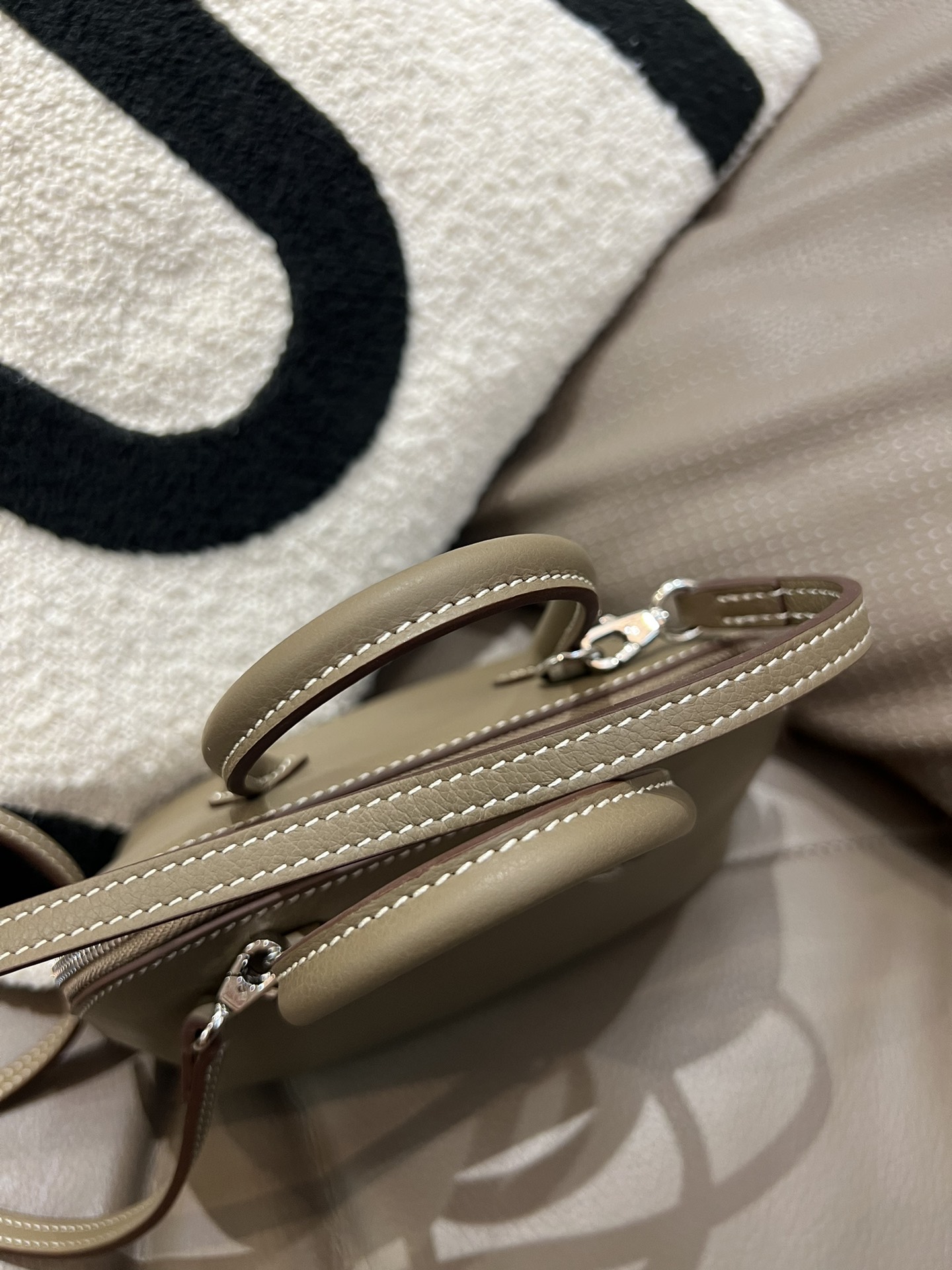 実拍 𝐌𝐢𝐧𝐢 𝐛𝐨𝐥𝐢𝐝𝐞保龄球 - 輸入頭層牛皮の可愛いバッグ