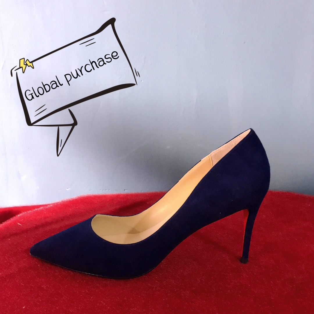 NO:100156,High-end custom classic series!  H8.5Cm, size 34-42. Customized model, no return or exchange 9039-001 royal blue deer leather Standard European code No:9039-001 Color:blue Material:veau velours Lining:goat leather Heel height:8.5Cm Sole:leather sole Size:EUR 34-42 (US 4-11):,,christian louboutin19860909高端订制 精典款系列！ H8.5Cm,尺码34-42码. 订制款,不退不换9039-001宝蓝色鹿皮 标准欧码 No:9039-001 Color:blue Material:veau velours Lining:goat leather Heel heigh:8.5Cm Sole:leather sole Size:EUR 34－42（US 4一11) :,,christian louboutin,Women's Shoes