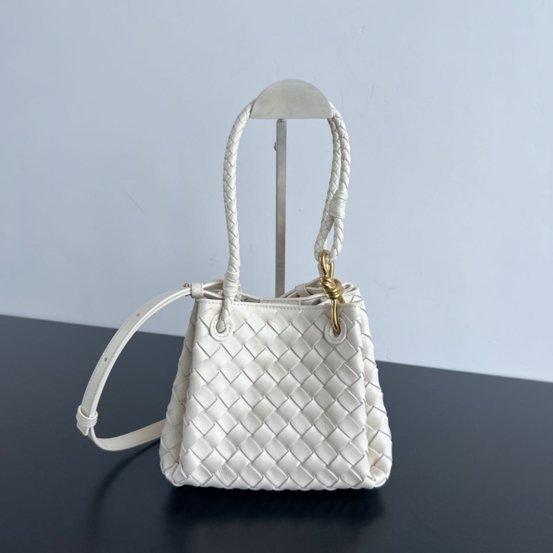 High Quality 1:1 Replica
 Bottega Veneta BV Intrecciato Crossbody & Shoulder Bags Gold Weave Mini