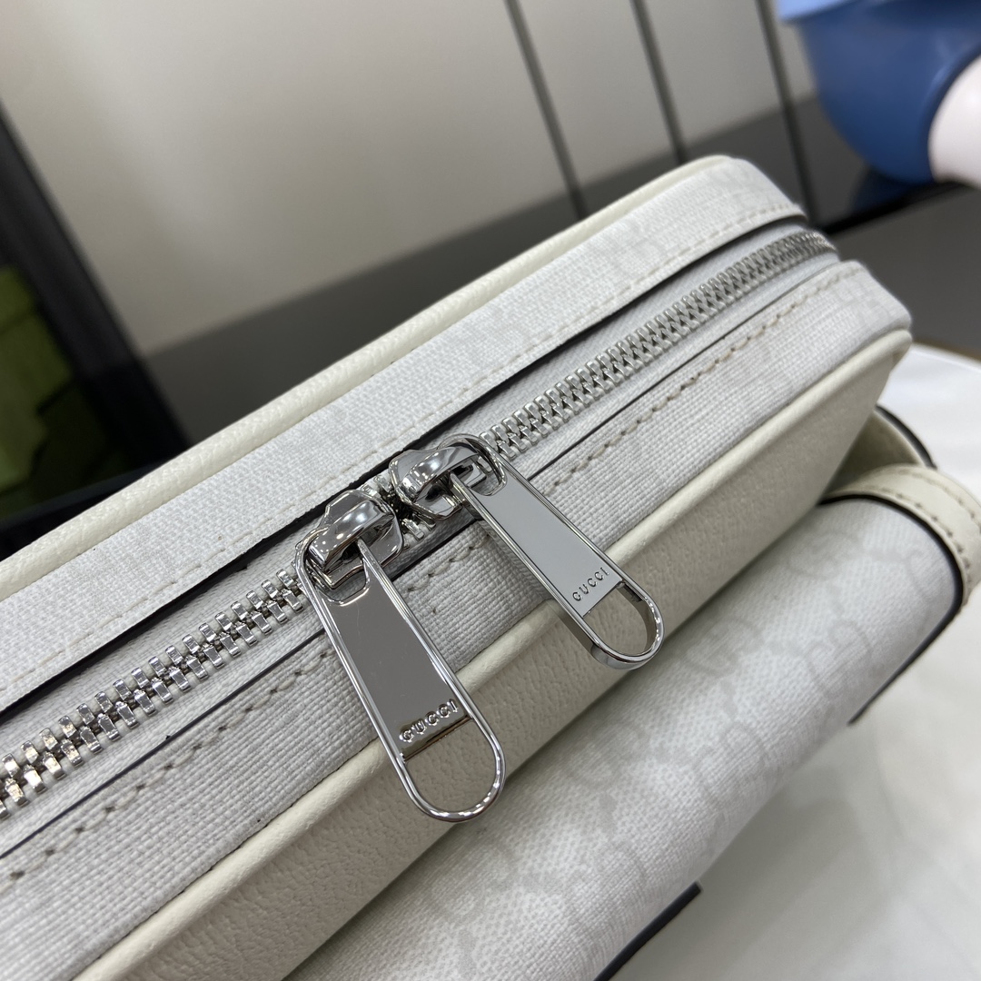 Gucci White Supreme Small Messenger Bag, Adjustable Strap, Stylish & Functional 7 i1719502582 7234 5
