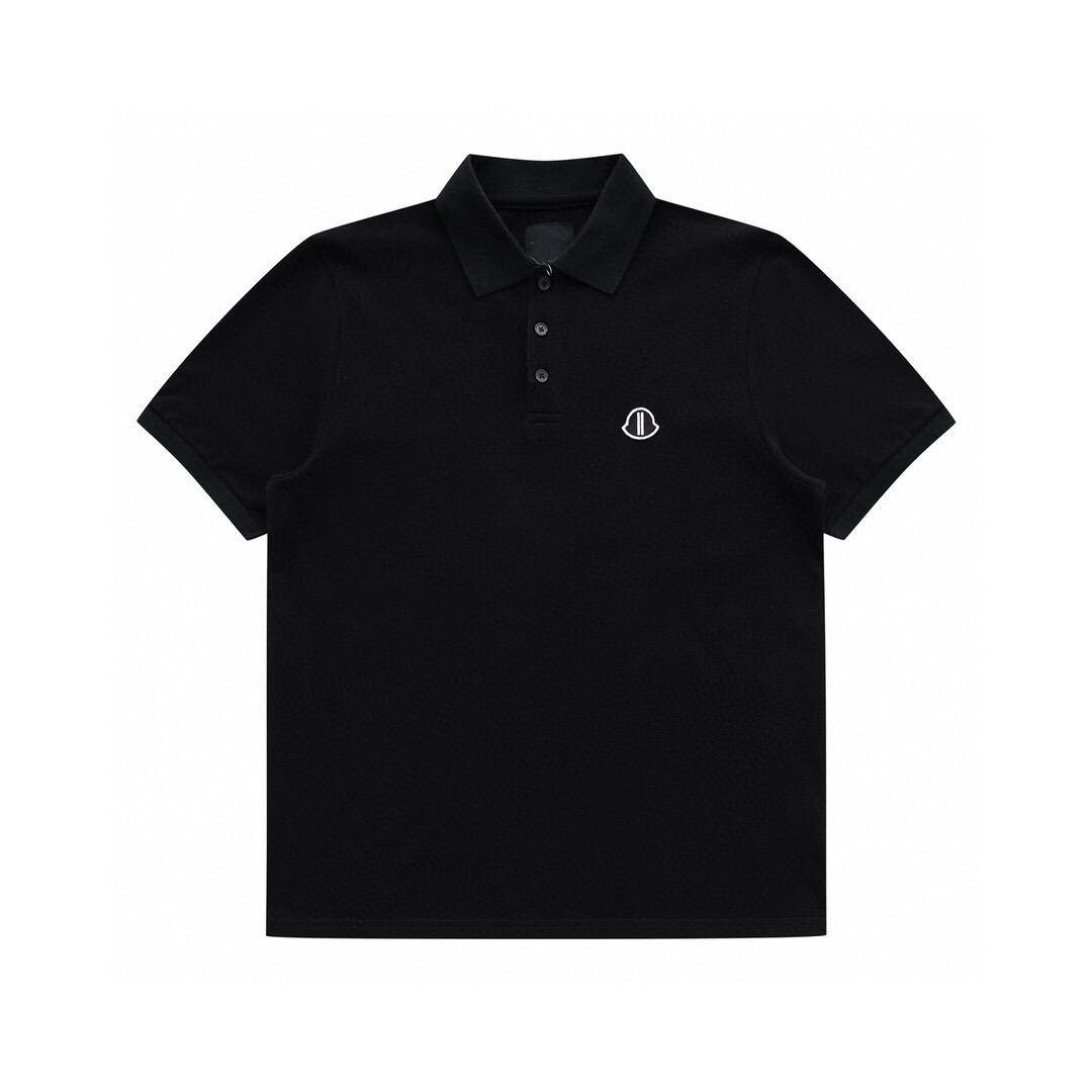 Moncler Roupa Polo Camiseta Bordados Algodão Pano de Malha Manga Curta