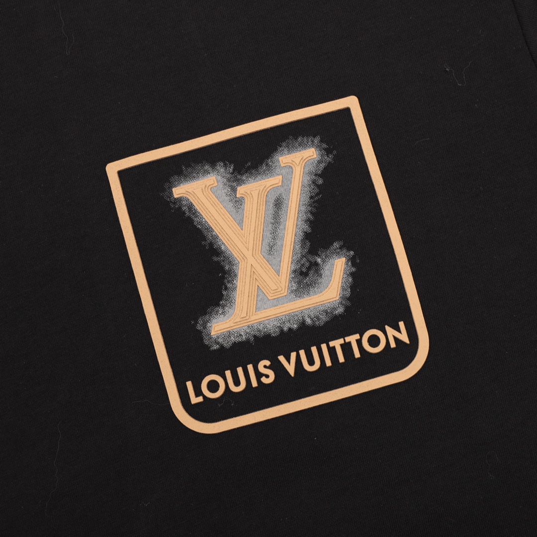 Louis Vuitton/LV路易威登 假口袋logo立体压胶短袖T恤