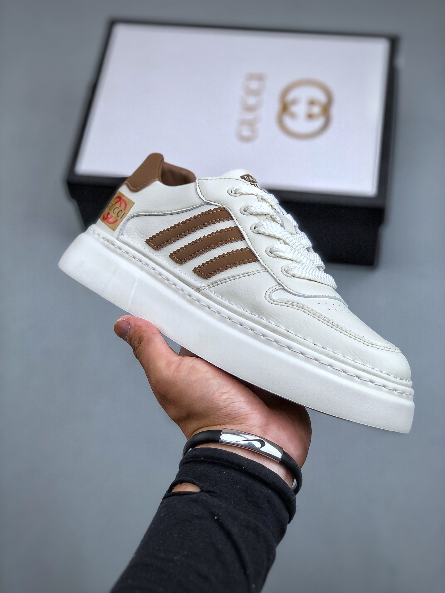 240 古驰Gucci Screener GG High-Top Sneaker休闲潮鞋系列