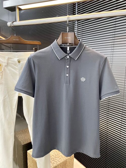 Cavalli 2024 Spring/Summer Polo Shirt - Silk Fabric, Soft Touch, Classic Design 1 Cavalli 2024 Spring/Summer Polo Shirt - Silk Fabric, Soft Touch, Classic Design