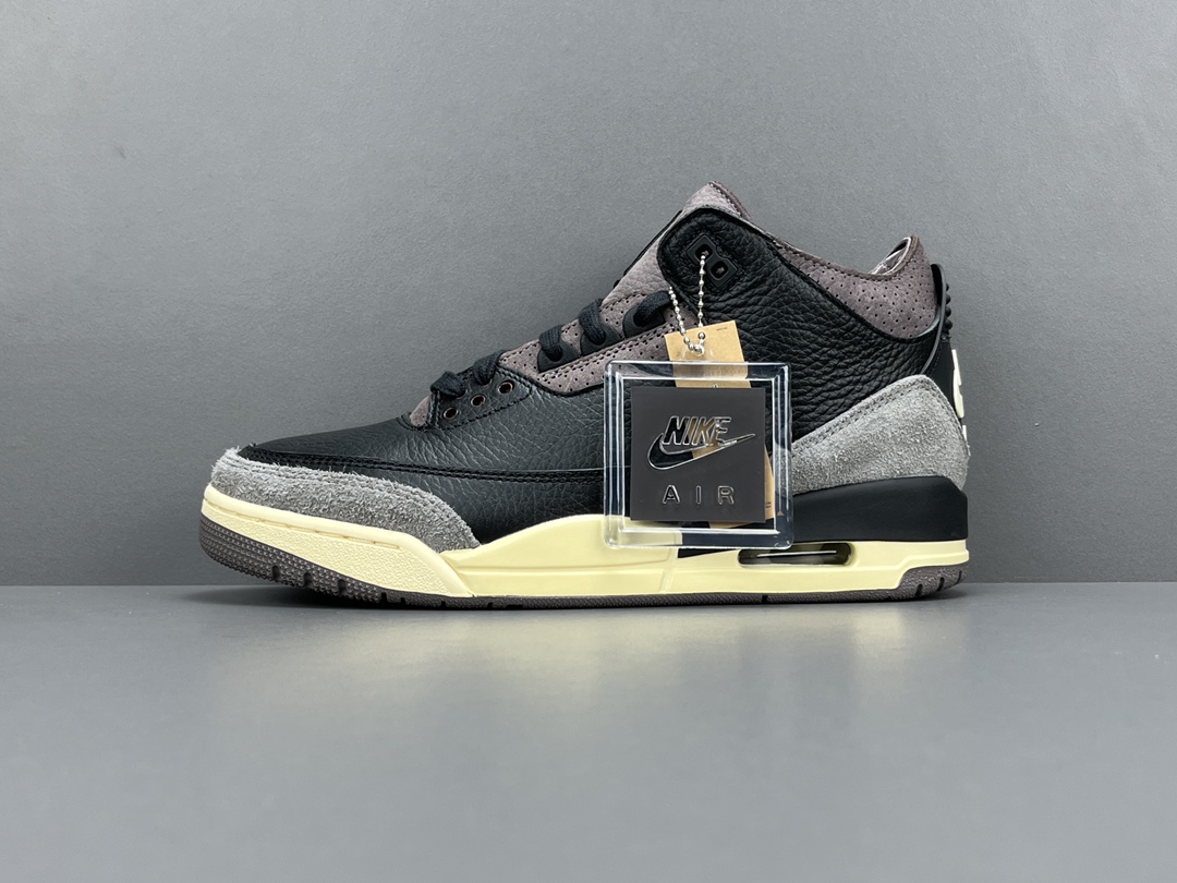 
【纯原 AJ3】A Ma Maniere x Jordan Air Jordan 3 耐磨透气中帮 复