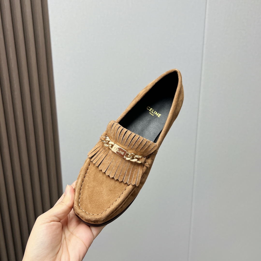 Top Version Monopoly Shoes: C*eline-Lin 2024 vs. Spring and Summer Straws Collection - 图片 6